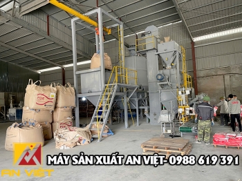 Dây chuyền sản xuất keo dán gạch 3 tấn/h